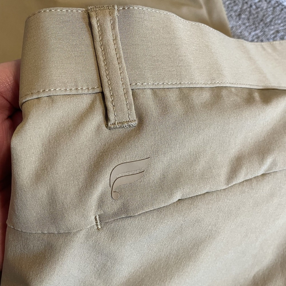 Fabletics Men's Size 34x29 The Only Pants Brown Stretch Performance Golf Casual - Picture 7 of 8